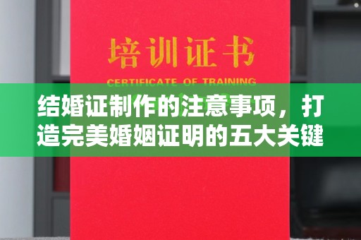 永济结婚证制作的注意事项，打造完美婚姻证明的五大关键点
