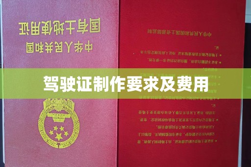 永济驾驶证制作要求及费用