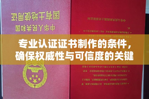 永济专业认证证书制作的条件，确保权威性与可信度的关键要素
