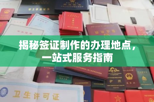 永济揭秘签证制作的办理地点，一站式服务指南