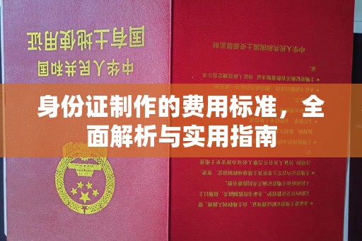 永济身份证制作的费用标准，全面解析与实用指南