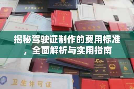 永济揭秘驾驶证制作的费用标准，全面解析与实用指南