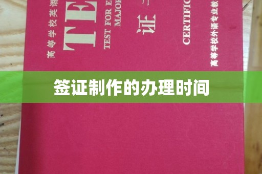 永济签证制作的办理时间